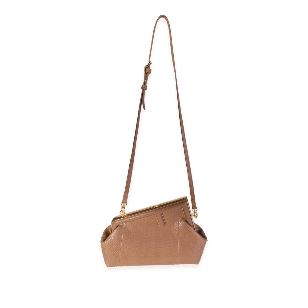 Fendi Tan Python Small First Bag - Picture 4 of 8